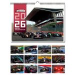 2026-os F1-es lapozható falinaptár